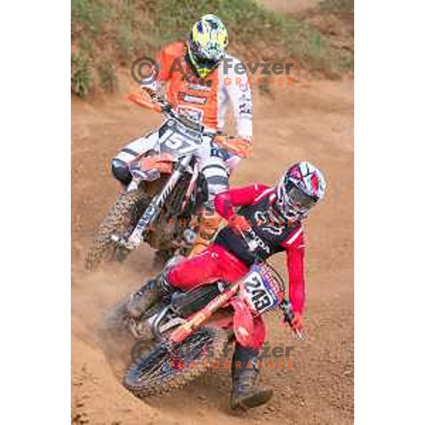 Tim Gajser racing in Motocross MX for National Championship in Stranska vas, Semic Slovenia on June 14 , 2020