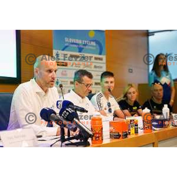press conference of Slovenian Cycling Federation before National Road Championship in Ljubljana, Slovenia on June 19, 2020