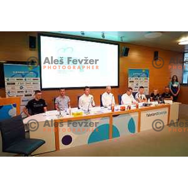 press conference of Slovenian Cycling Federation before National Road Championship in Ljubljana, Slovenia on June 19, 2020