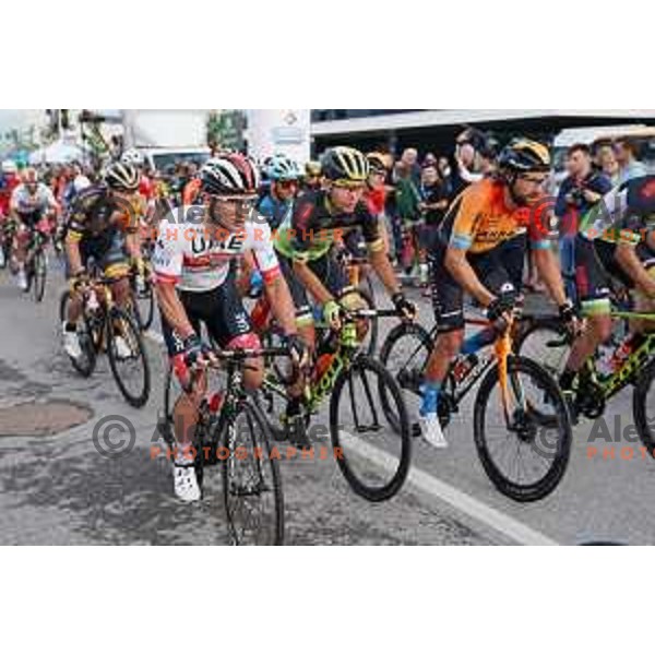 Jan Polanc, Marco Haller at Plastika Virant Cycling Grand prix in Komenda, Slovenia on June 19, 2020