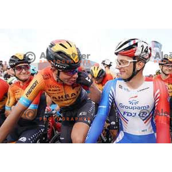 Ziga Jerman at Plastika Virant Cycling Grand prix in Komenda, Slovenia on June 19, 2020