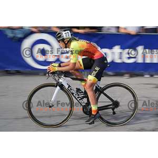 Urska Zigart at Plastika Virant Cycling Grand prix in Komenda, Slovenia on June 19, 2020