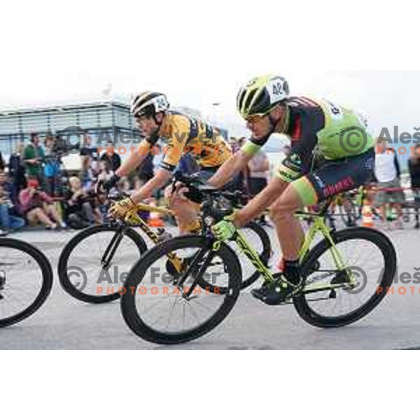 Skok Anze and Luka Cotar at Plastika Virant Cycling Grand prix in Komenda, Slovenia on June 19, 2020