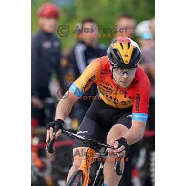 Jan Tratnik racing at Plastika Virant Cycling Grand prix in Komenda, Slovenia on June 19, 2020