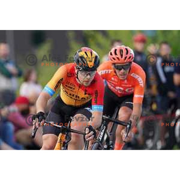 Jan Tratnik racing at Plastika Virant Cycling Grand prix in Komenda, Slovenia on June 19, 2020