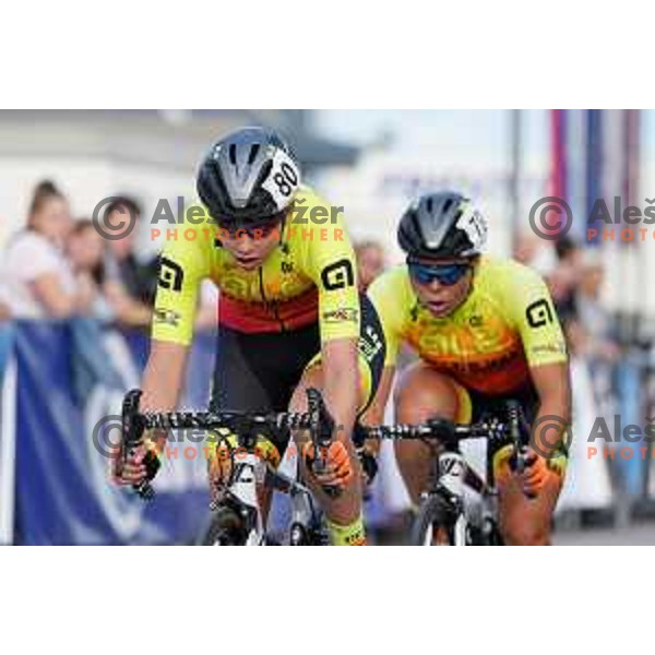 Maaike Boogaard, winner of Plastika Virant Cycling Grand prix in Komenda, Slovenia on June 19, 2020