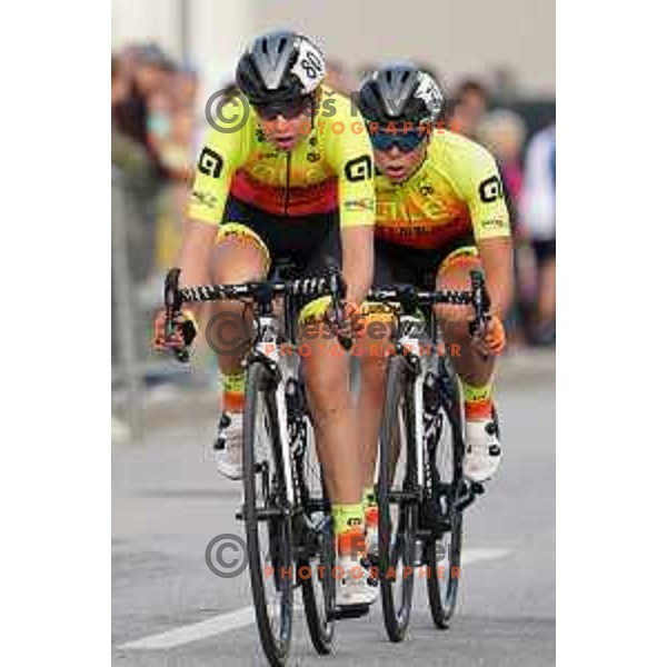 Maaike Boogaard, winner of Plastika Virant Cycling Grand prix in Komenda, Slovenia on June 19, 2020