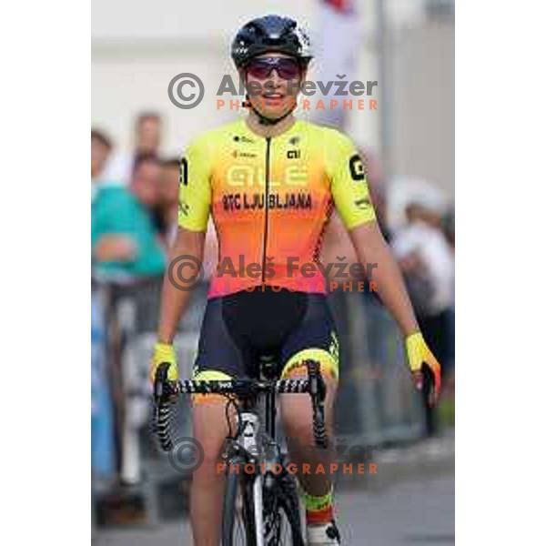 Maaike Boogaard, winner of Plastika Virant Cycling Grand prix in Komenda, Slovenia on June 19, 2020