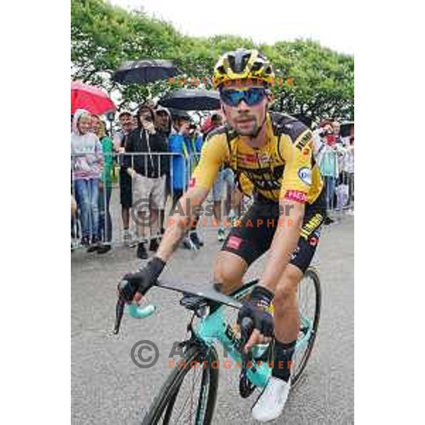 Primoz Roglic at Slovenian Cycling Championships Road Race in Cerklje, Slovenia on June 21 , 2020