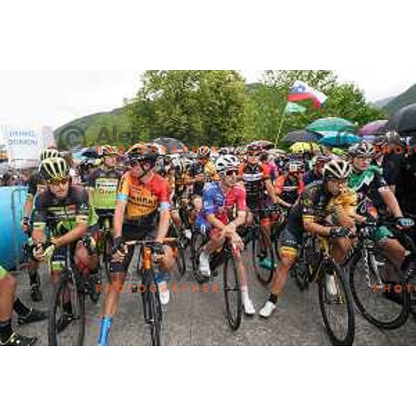 Domen Novak, Ziga Horvat at Slovenian Cycling Championships Road Race in Cerklje, Slovenia on June 21 , 2020