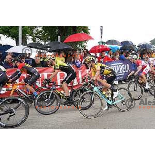 Primoz Roglic at Slovenian Cycling Championships Road Race in Cerklje, Slovenia on June 21 , 2020