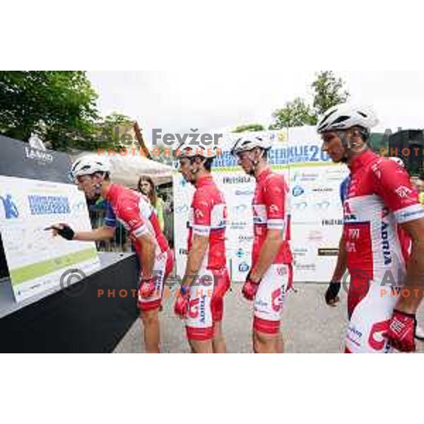 Team Adria mobil at Slovenian Cycling Championships Road Race Cerklje-Ambroz pod Krvavcem, Slovenia on June 21 , 2020