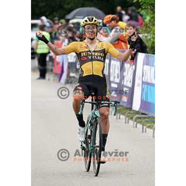 Primoz Roglic, winner of Slovenian Cycling Championships Road Race Cerklje-Ambroz pod Krvavcem, Slovenia on June 21 , 2020