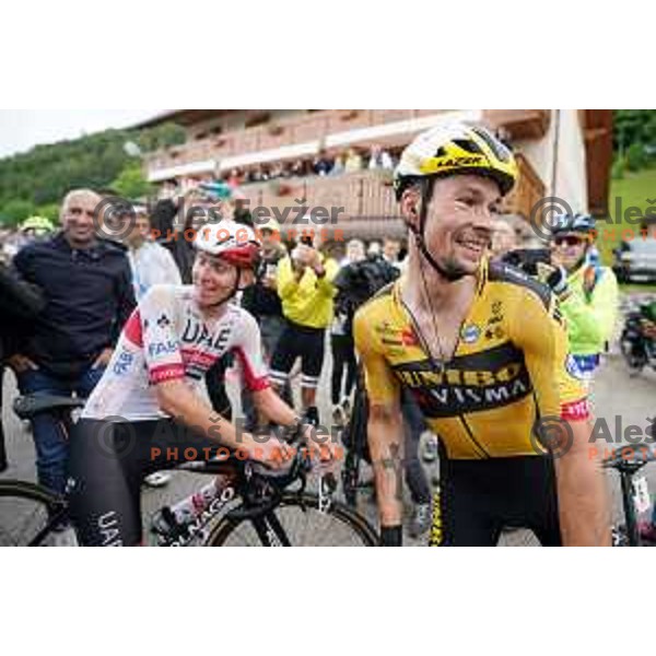 Primoz Roglic at Slovenian Cycling Championships Road Race in Cerklje, Slovenia on June 21 , 2020