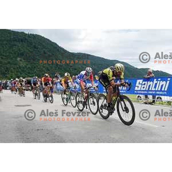 Luka Mezgec and Ziga Jerman at Slovenian Cycling Championships Road Race Cerklje-Ambroz pod Krvavcem, Slovenia on June 21 , 2020