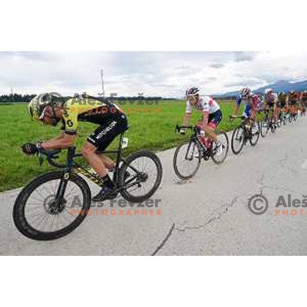 Luka Mezgec and Jan Polanc racing Slovenian Cycling Championships Road Race in Cerklje, Slovenia on June 21 , 2020