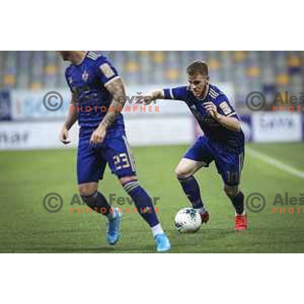 Rudi Vancas Pozeg in action during Prva liga Telekom Slovenije 2019/20 football match between Maribor and Rudar in Ljudski vrt, Maribor, Slovenia on June 21, 2020