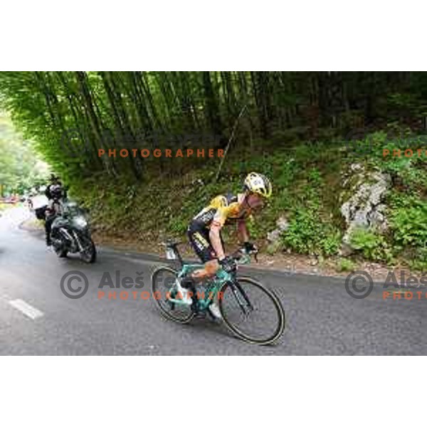 Primoz Roglic, winner of Slovenian Cycling Championships Road Race Cerklje-Ambroz pod Krvavcem, Slovenia on June 21 , 2020