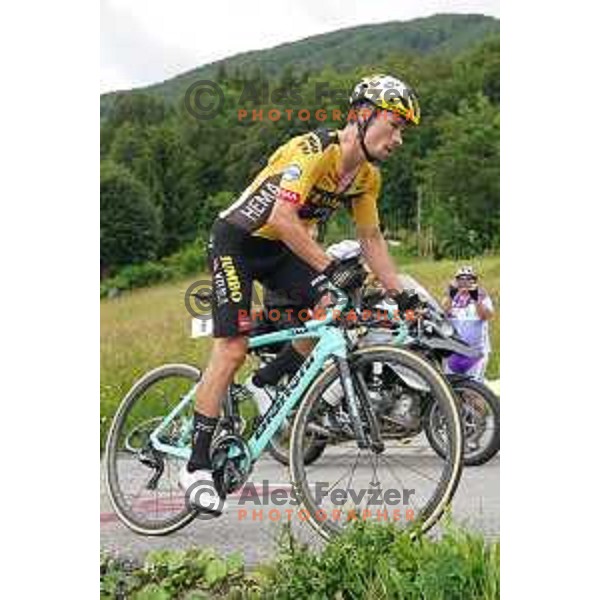 Primoz Roglic, winner of Slovenian Cycling Championships Road Race Cerklje-Ambroz pod Krvavcem, Slovenia on June 21 , 2020