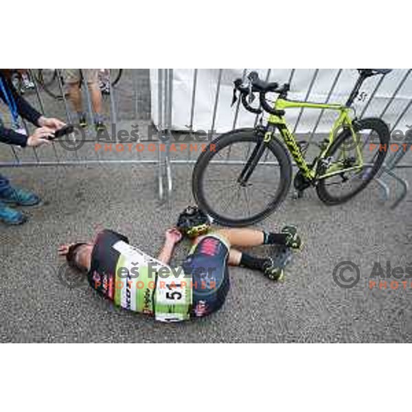 Nik Cemazar at Slovenian Cycling Championships Road Race Cerklje-Ambroz pod Krvavcem, Slovenia on June 21 , 2020