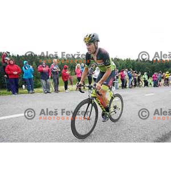 Nik Cemazar at Slovenian Cycling Championships Road Race Cerklje-Ambroz pod Krvavcem, Slovenia on June 21 , 2020