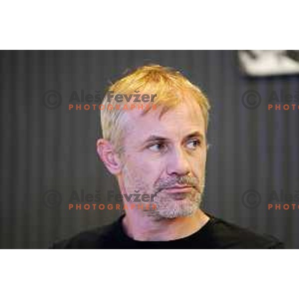 Ivo Jan, head coach of HK SZ Olimpija during press conference in Tivoli, Ljubljana, Slovenia on June 22, 2020