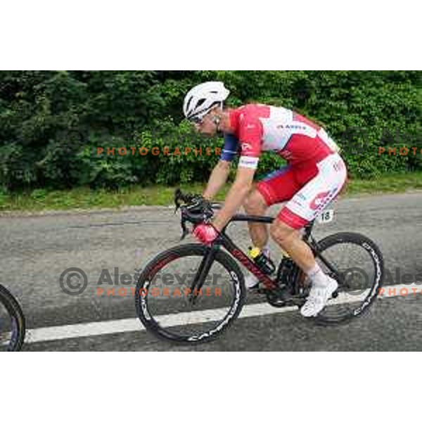 David Per at Slovenian Cycling Championships Road Race Cerklje-Ambroz pod Krvavcem, Slovenia on June 21 , 2020