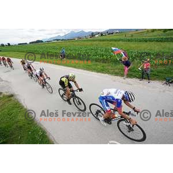 Ziga Jerman, Luka Mezgec at Slovenian Cycling Championships Road Race Cerklje-Ambroz pod Krvavcem, Slovenia on June 21 , 2020