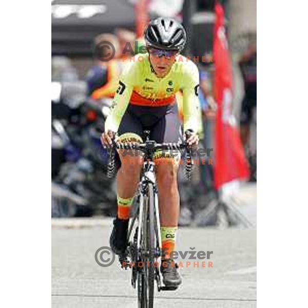 Urska Zigart, winner of Slovenian Women\'s Time trial Championship, Gorje-Pokljuka ( 15,7 km) on June 28, 2020