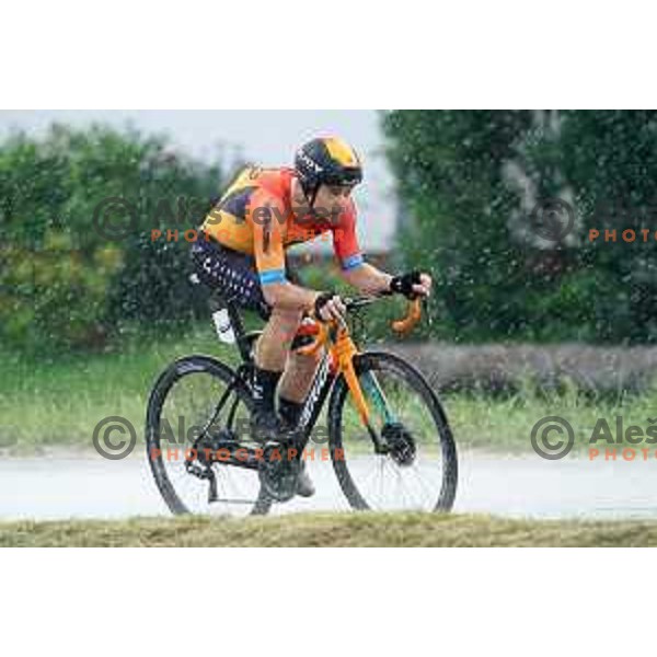 Jan Tratnik competes at Slovenian Time trial Championship, Gorje-Pokljuka ( 15,7 km) on June 28, 2020