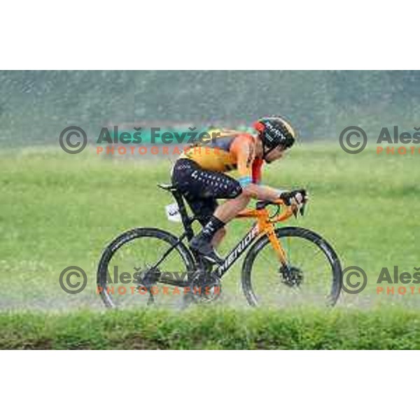 Jan Tratnik competes at Slovenian Time trial Championship, Gorje-Pokljuka ( 15,7 km) on June 28, 2020