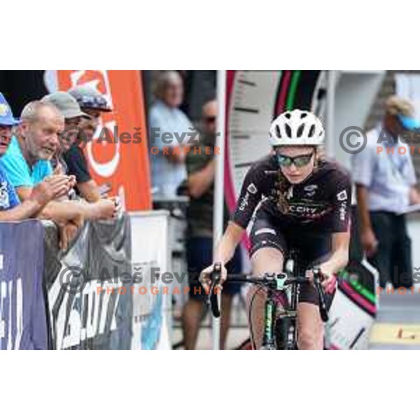 Lucija Arh competes at Slovenian Time trial Championship, Gorje-Pokljuka ( 15,7 km) on June 28, 2020
