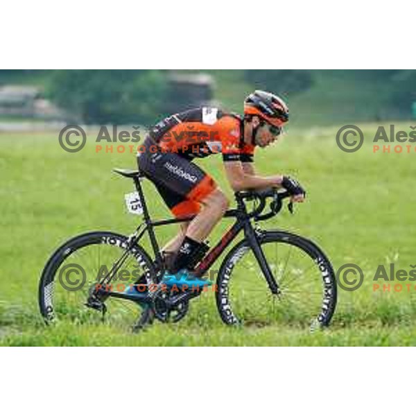 Marko Pavlic at Slovenian Time trial Championship, Gorje-Pokljuka ( 15,7 km) on June 28, 2020