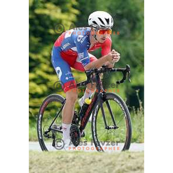 Ziga Horvat competes at Slovenian Time trial Championship, Gorje-Pokljuka ( 15,7 km) on June 28, 2020