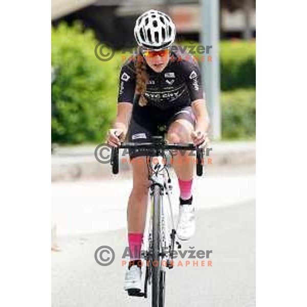 Lara Maretic competes at Slovenian Time trial Championship, Gorje-Pokljuka ( 15,7 km) on June 28, 2020