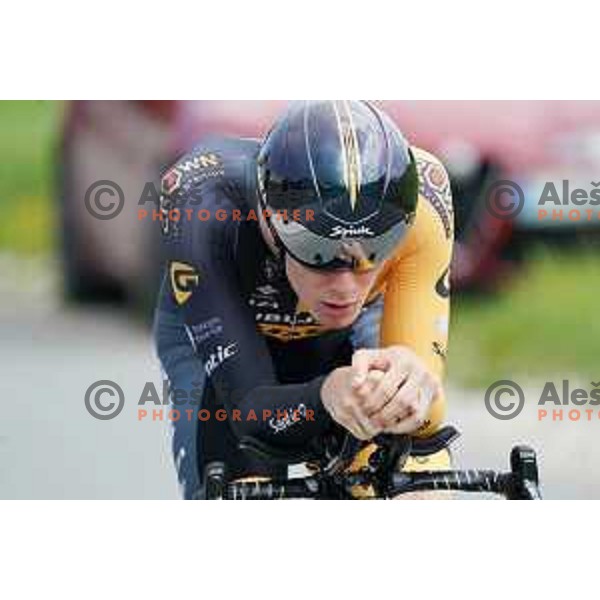 Carlo Jurisevic at Slovenian Time trial Championship, Gorje-Pokljuka ( 15,7 km) on June 28, 2020