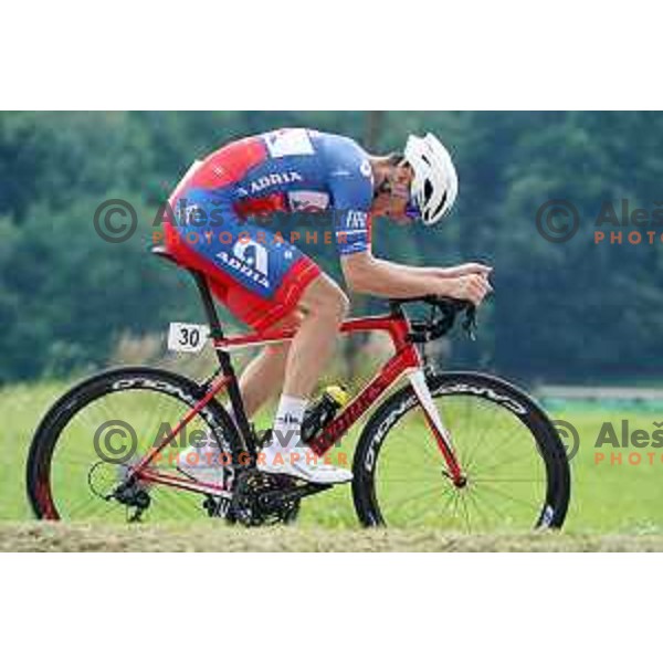 Bostjan Murn at Slovenian Time trial Championship, Gorje-Pokljuka ( 15,7 km) on June 28, 2020