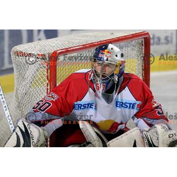Reinhard Divis at second game of Final of EBEL league between ZM Olimpija- Red Bulls Salzburg, played in Ljubljana, Slovenia 16.3.2008. Red Bulls Salzburg won the game 3:1 and leveled the series 1:1. Photo by Ales Fevzer 