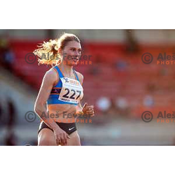 Marusa Mismas competes at Slovenian Athletic team Cup in Ljubljana, Slovenia on July 3 , 2020