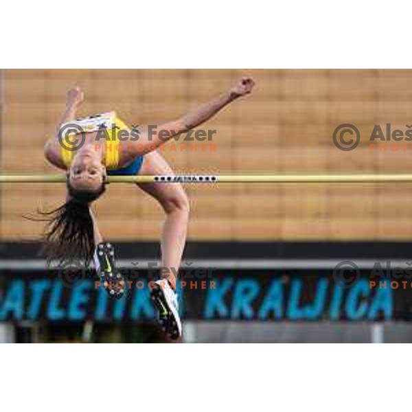 Marusa Cernjul competes at Slovenian Athletic team Cup in Ljubljana, Slovenia on July 3 , 2020