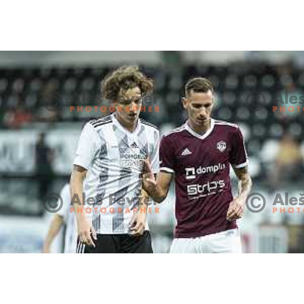 Kai Cipot in action during Prva liga Telekom Slovenije football match between Mura and Triglav in Fazanerija, Murska Sobota, Slovenia on July 8, 2020