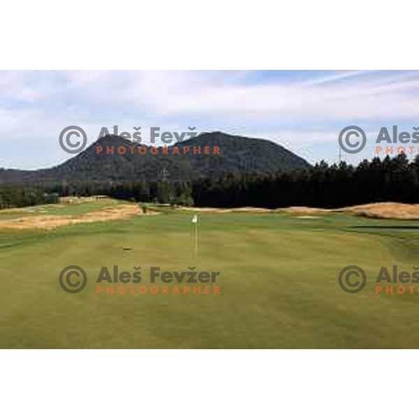 Eva Kiri Fevzer playing at Cubo golf course in Smlednik, Slovenia. It will be the venue for the Ladies European Amateur Championship in September 2020. Photographs were taken on July 10, 2020