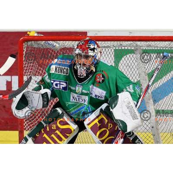 Alex Westlund at second game of Final of EBEL league between ZM Olimpija- Red Bulls Salzburg, played in Ljubljana, Slovenia 16.3.2008. Red Bulls Salzburg won the game 3:1 and leveled the series 1:1. Photo by Ales Fevzer 