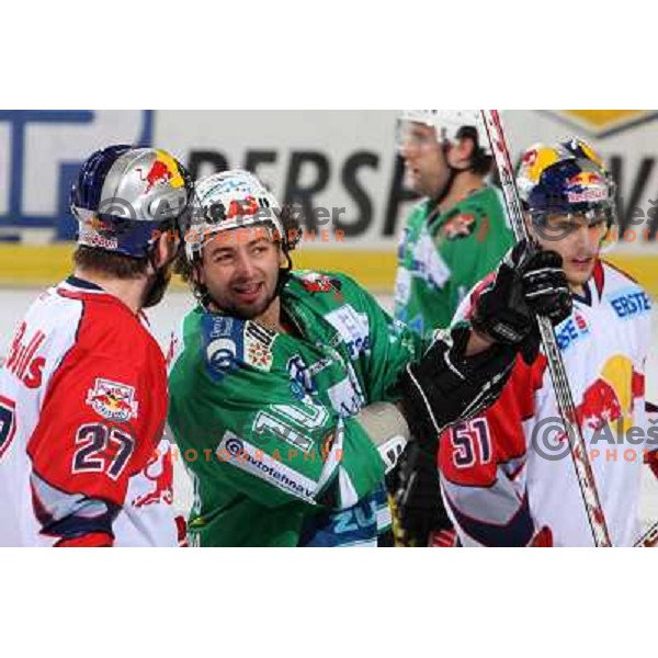 Yarema (10) at second game of Final of EBEL league between ZM Olimpija- Red Bulls Salzburg, played in Ljubljana, Slovenia 16.3.2008. Red Bulls Salzburg won the game 3:1 and leveled the series 1:1. Photo by Ales Fevzer 