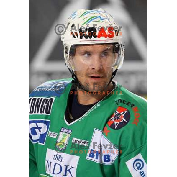 Brian Felsner at second game of Final of EBEL league between ZM Olimpija- Red Bulls Salzburg, played in Ljubljana, Slovenia 16.3.2008. Red Bulls Salzburg won the game 3:1 and leveled the series 1:1. Photo by Ales Fevzer 