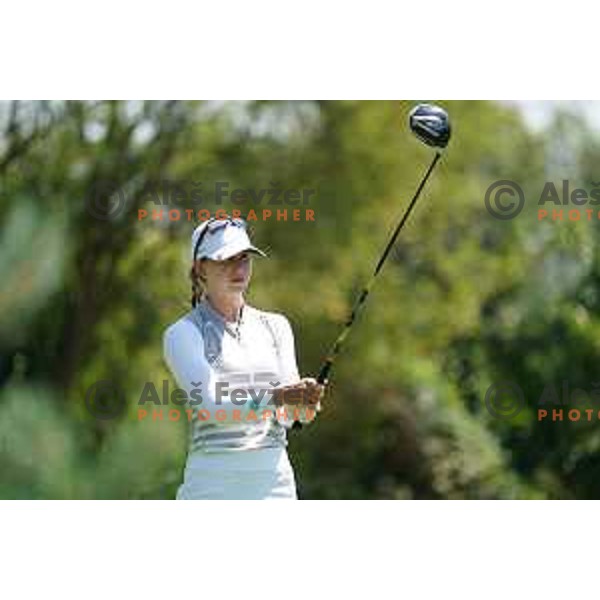 Katja Pogacar playing at second round of SLO Tour Ladies 2020 at Livada golf course in Moravske Toplice, Slovenia on July 14,2020