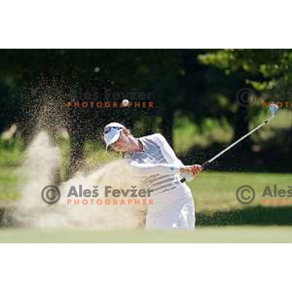 Katja Pogacar playing at second round of SLO Tour Ladies 2020 at Livada golf course in Moravske Toplice, Slovenia on July 14,2020
