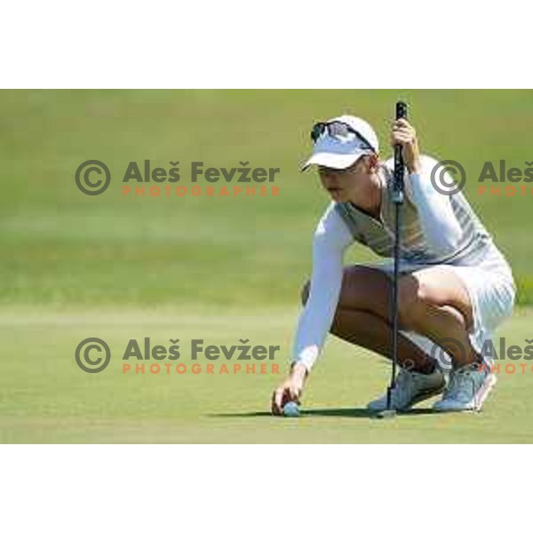 Katja Pogacar playing at second round of SLO Tour Ladies 2020 at Livada golf course in Moravske Toplice, Slovenia on July 14,2020