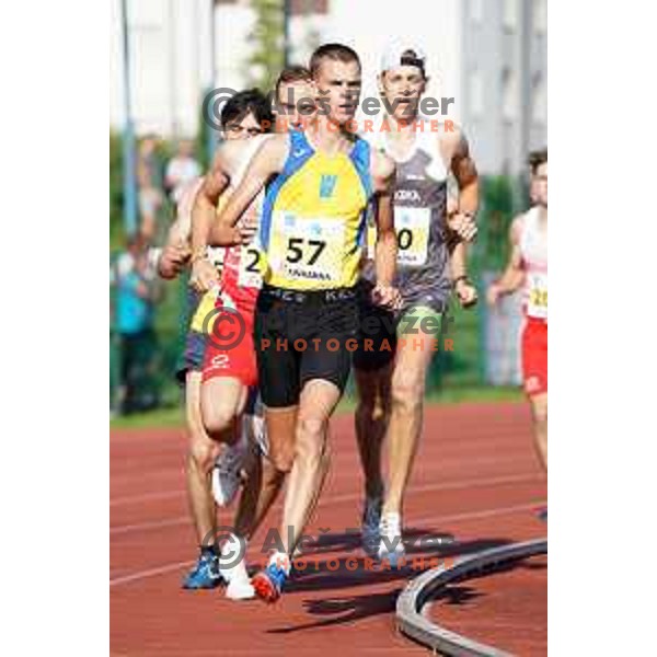 Jan Kokalj competes in 1500 meters at Slovenian Athletics Championship in Celje, Slovenia on July 25, 2020