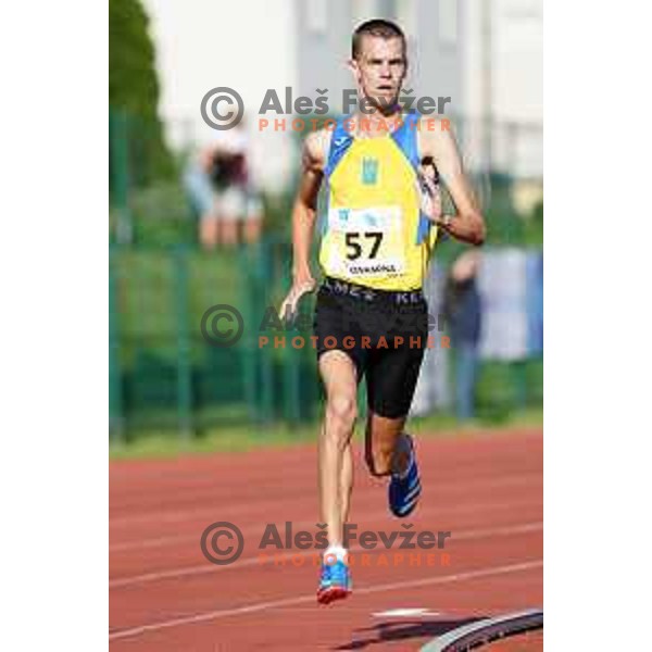 Jan Kokalj competes in 1500 meters at Slovenian Athletics Championship in Celje, Slovenia on July 25, 2020